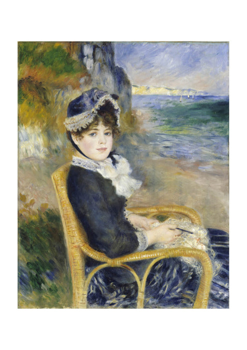 Pierre Auguste Renoir - Femme assise au bord de la mer