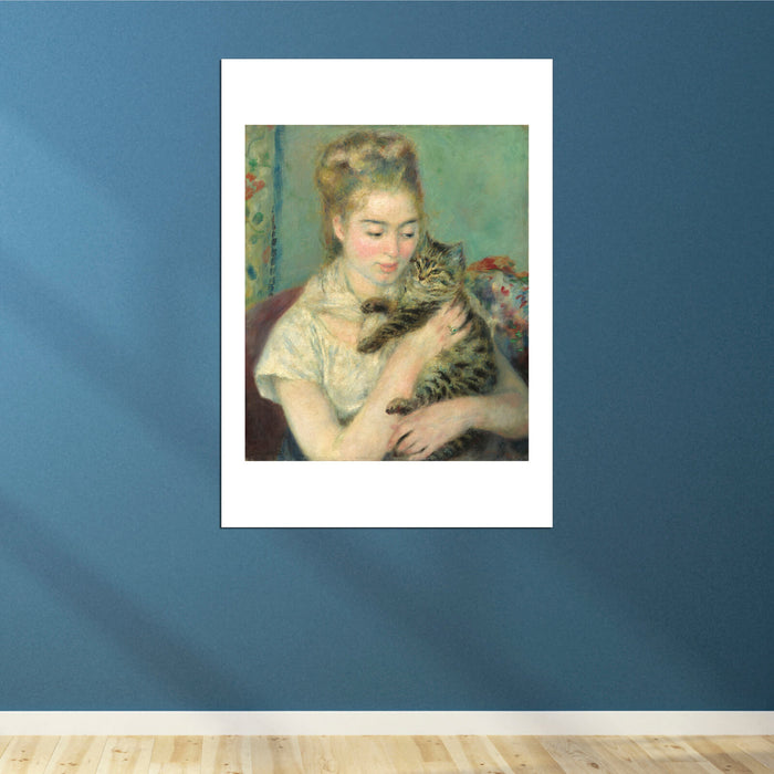 Pierre Auguste Renoir - Femme au chat