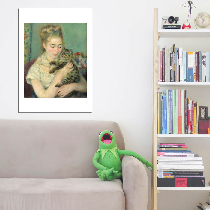 Pierre Auguste Renoir - Femme au chat