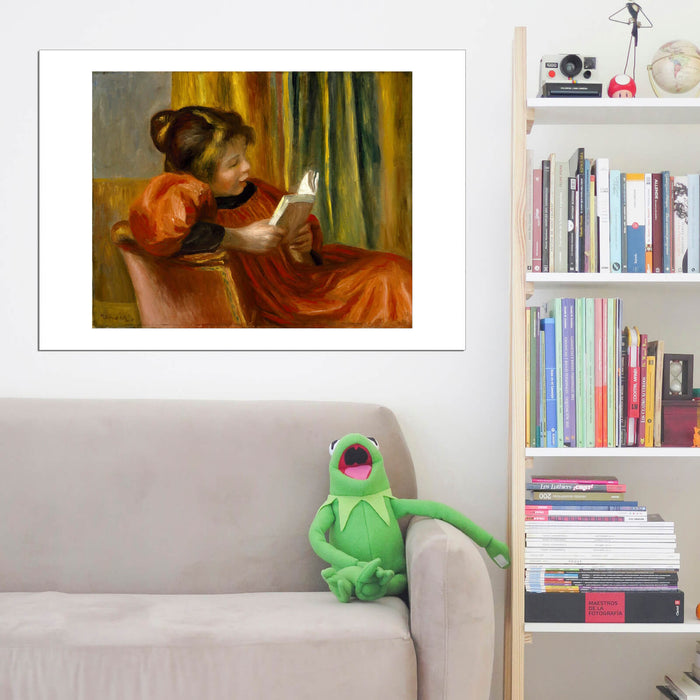 Pierre Auguste Renoir - Girl Reading a Book