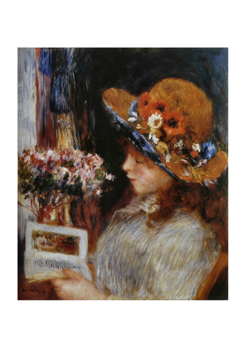 Pierre Auguste Renoir - Jeune Fille lisant