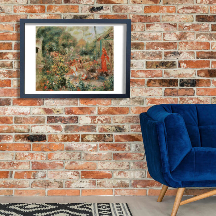 Pierre Auguste Renoir - Jeunes Filles dans un jardin