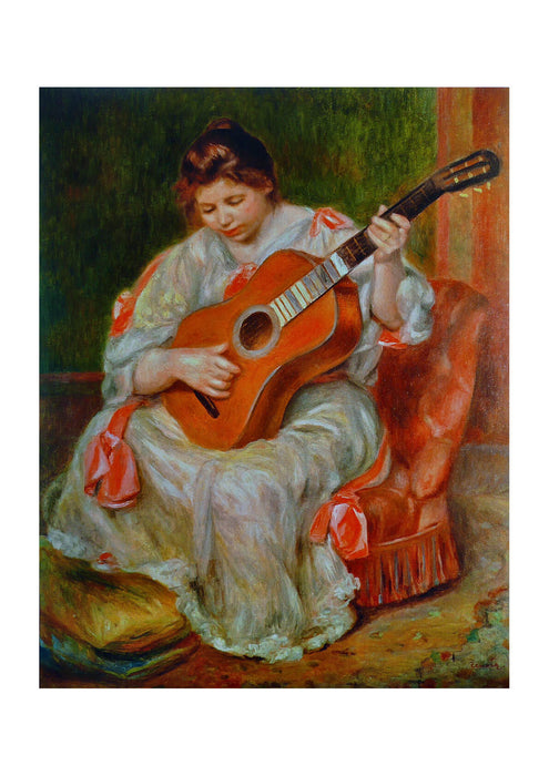 Pierre Auguste Renoir - Joueuse de guitare