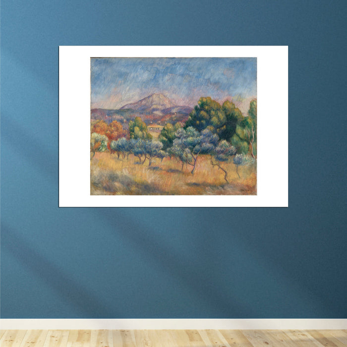 Pierre Auguste Renoir - La Montagne Sainte-Victoire