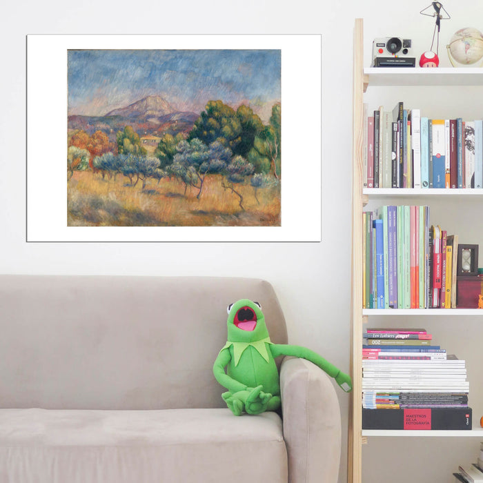 Pierre Auguste Renoir - La Montagne Sainte-Victoire