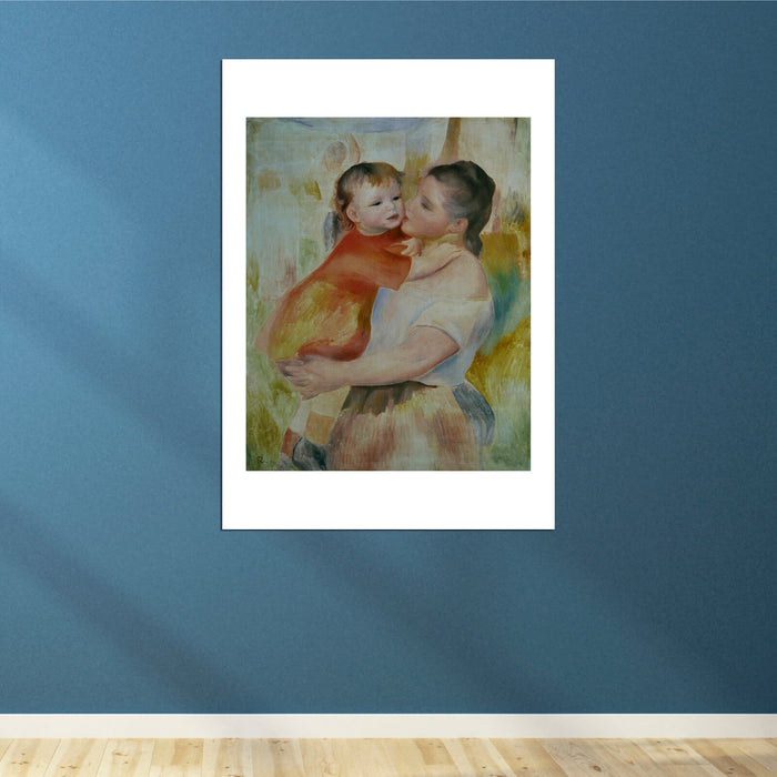Pierre Auguste Renoir - Lavandiere e l'enfant