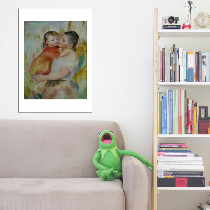 Pierre Auguste Renoir - Lavandiere e l'enfant