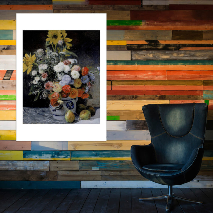 Pierre Auguste Renoir - Mixed Flowers in an Earthenware Pot