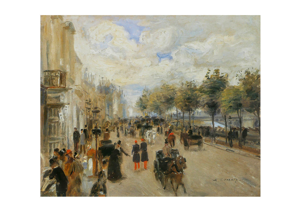Pierre Auguste Renoir - Paris le quai Malaquais
