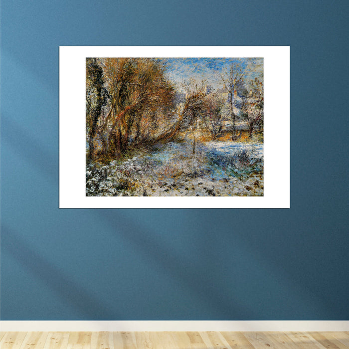 Pierre Auguste Renoir - Paysage de neige (1875)