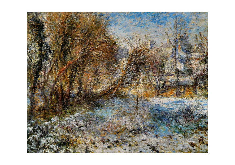 Pierre Auguste Renoir - Paysage de neige (1875)