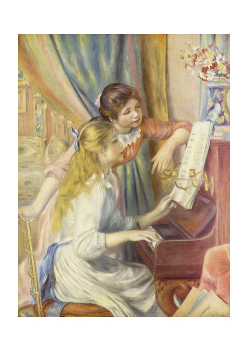 Pierre Auguste Renoir - Playing Piano