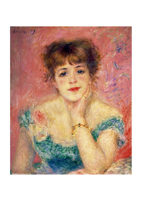 Pierre Auguste Renoir - Portrait de l'actrice Jeanne Samary