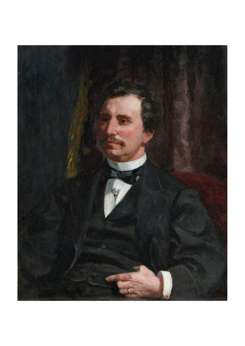 Pierre Auguste Renoir - Portrait du Colonel Howard Jenks 1865