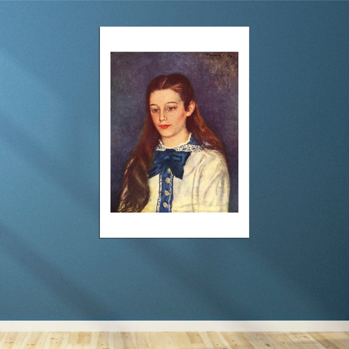 Pierre Auguste Renoir - Portrait in Blue and White