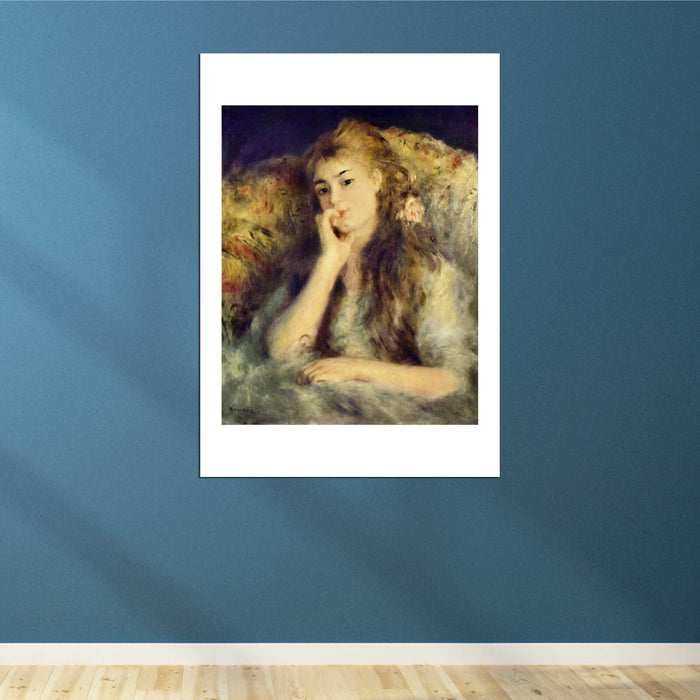 Pierre Auguste Renoir - Portrait of Blond Girl