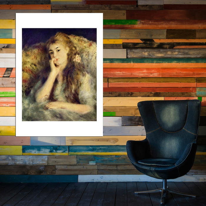 Pierre Auguste Renoir - Portrait of Blond Girl