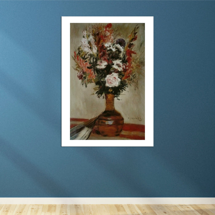 Pierre Auguste Renoir - Roses dans un vase