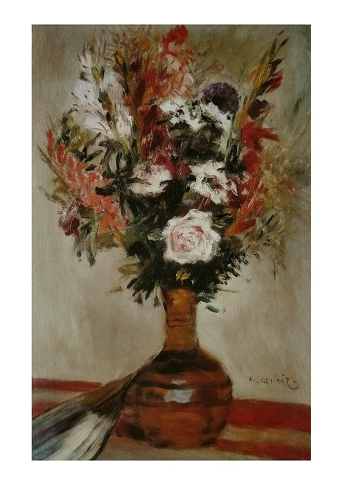 Pierre Auguste Renoir - Roses dans un vase