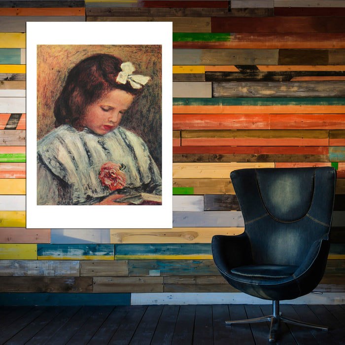 Pierre Auguste Renoir - Small Girl Reading
