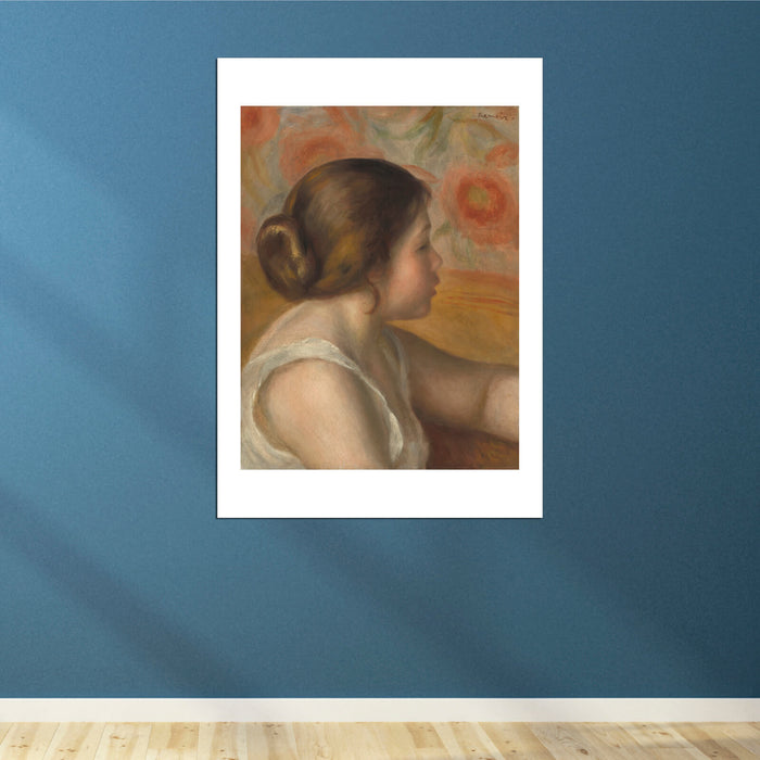 Pierre Auguste Renoir - Tete d'une jeune fille