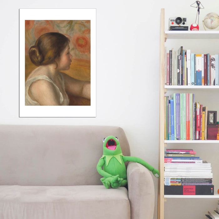 Pierre Auguste Renoir - Tete d'une jeune fille