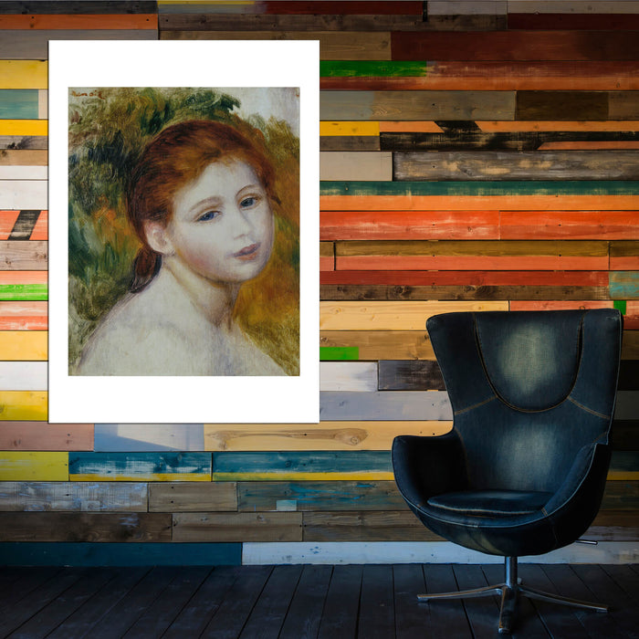 Pierre Auguste Renoir - Tete de femme