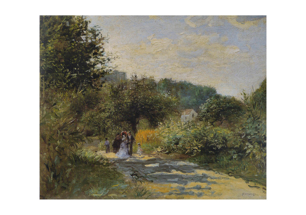 Pierre Auguste Renoir - Une route e Louveciennes