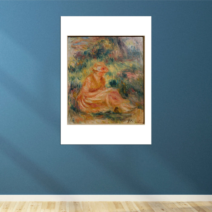 Pierre Auguste Renoir - Young Woman in a Landscape