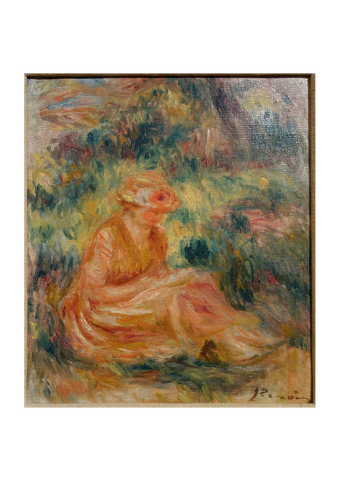 Pierre Auguste Renoir - Young Woman in a Landscape