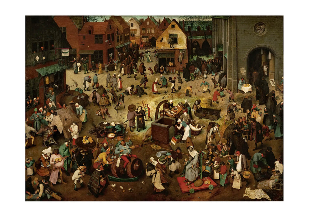 Pieter Bruegel the Elder - Busy Town