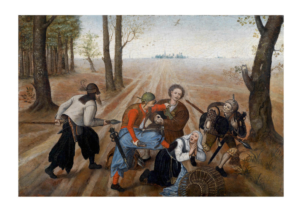 Pieter Bruegel the Elder - De Jonge Aanval op een landbouwpaar