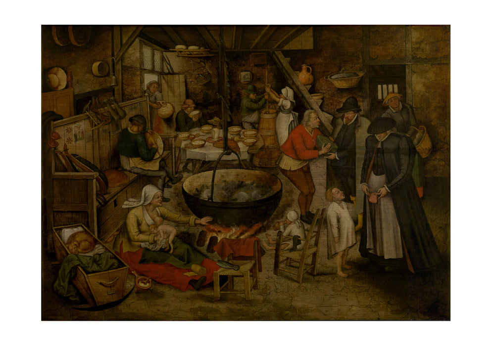 Pieter Bruegel the Elder - De Jonge Bezoek aan de hoeve