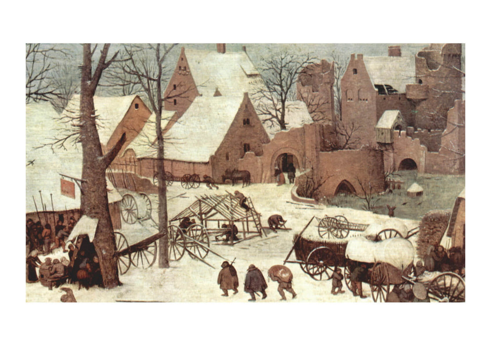 Pieter Bruegel the Elder - Village Detail