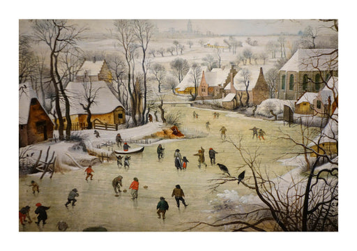 thumbnail image 2 of Pieter Brueghel, The Younger - Winter Landscape With Bird Trap Stock... 2 of 9