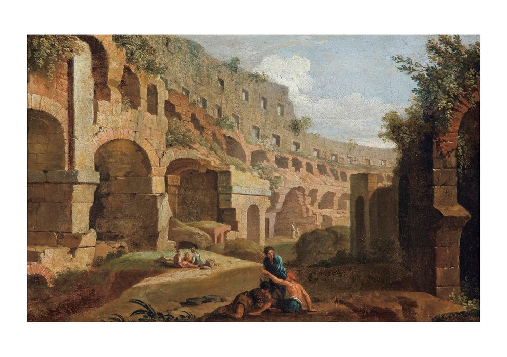 Pietro F Garoli - Capriccio - Interior Of Colosseum Rome
