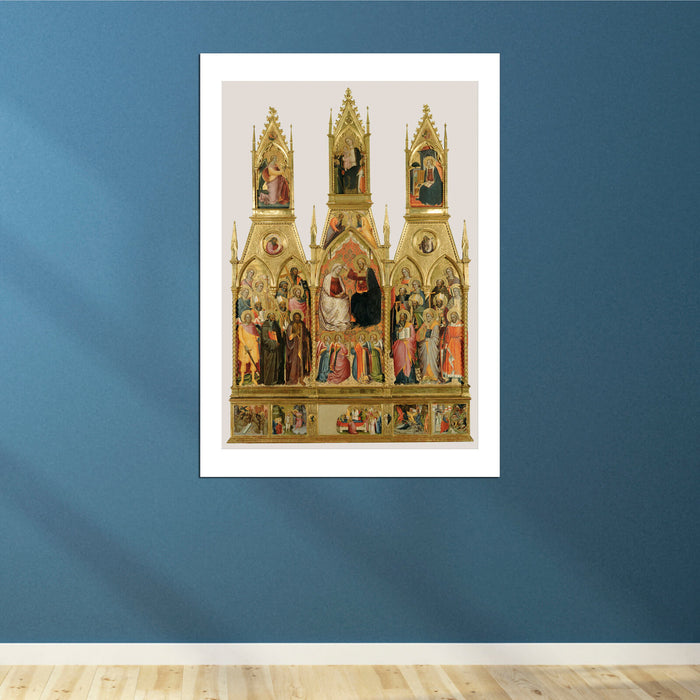 Polyptych With Coronation Of The Virgin And Saints