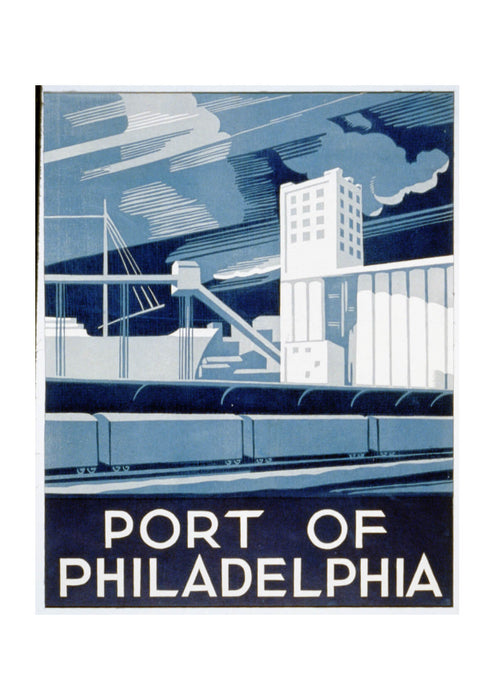 Port Of Philadelphia Travel Poster