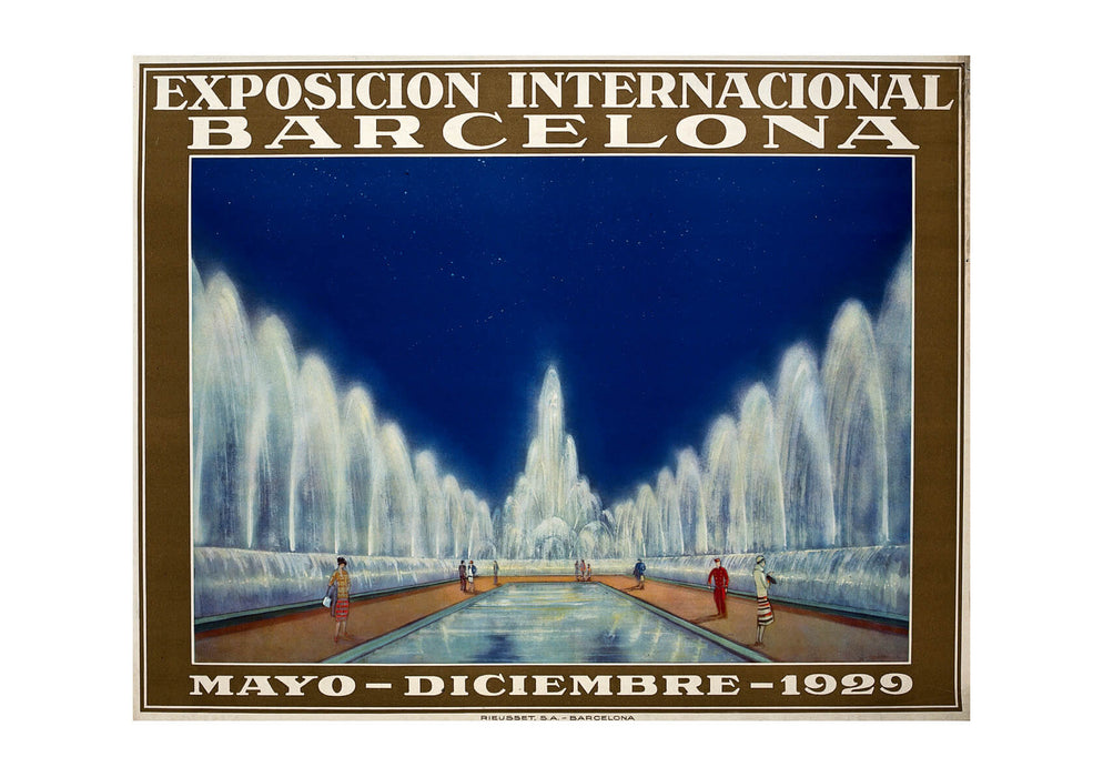 Poster for the International Exhibition Barcelona