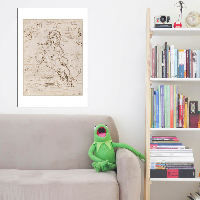 Raphael - Reading Madonna and Child