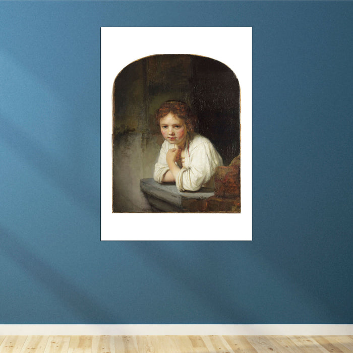 Rembrandt Harmenszoon van Rijn Girl at a Window