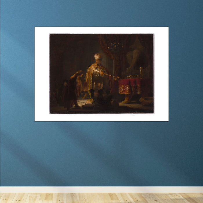 Rembrandt Harmenszoon van Rijn - Daniel and Cyrus before the Idol Bel