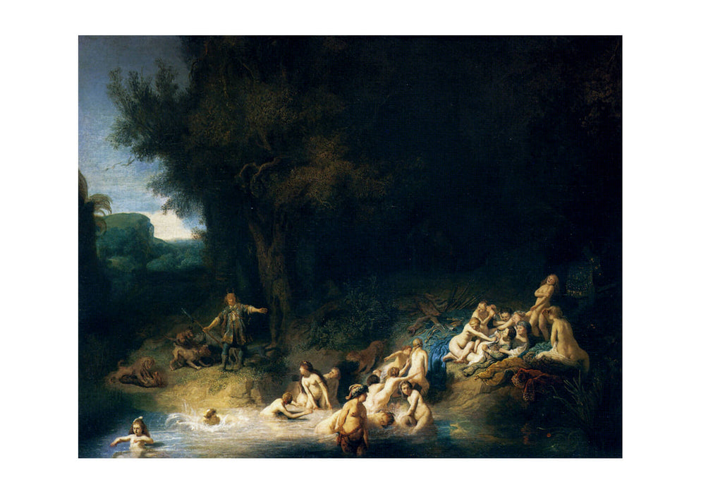 Rembrandt Harmenszoon van Rijn - Diana Bathing with her Nymphs