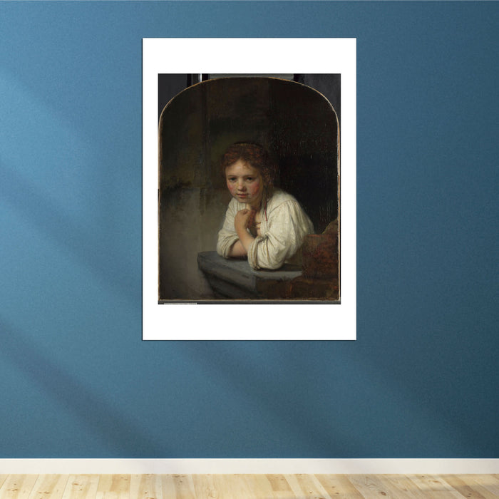 Rembrandt Harmenszoon van Rijn - Girl at a Window fine art