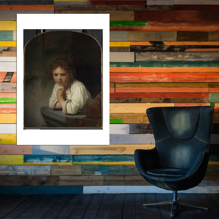 Rembrandt Harmenszoon van Rijn - Girl at a Window fine art