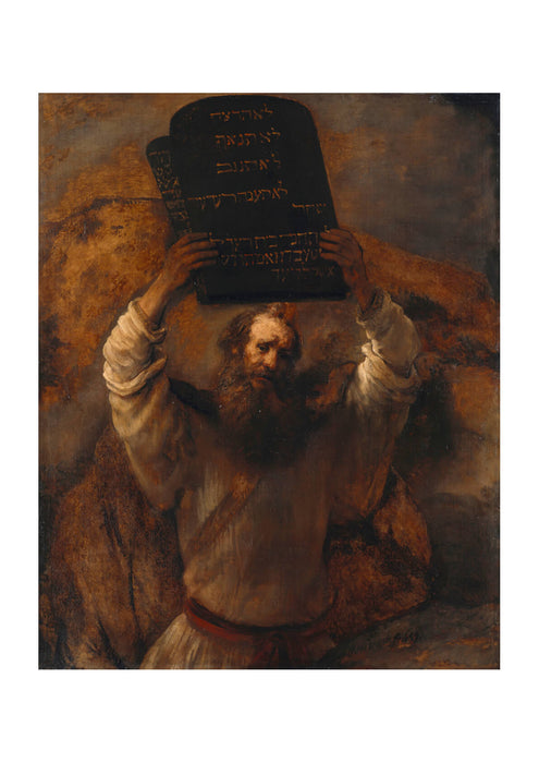 Rembrandt Harmenszoon van Rijn - Moses with the Ten Commandments