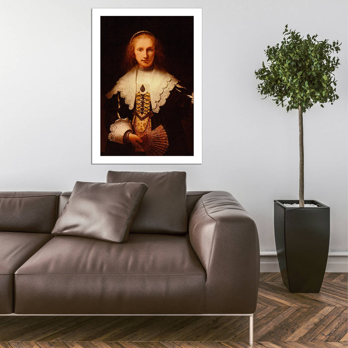 Rembrandt Harmenszoon van Rijn - Portrait of Agatha Bas