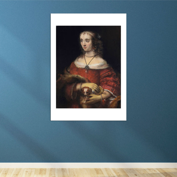Rembrandt Harmenszoon van Rijn - Portrait of a Lady with a Lap Dog