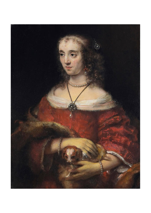 Rembrandt Harmenszoon van Rijn - Portrait of a Lady with a Lap Dog