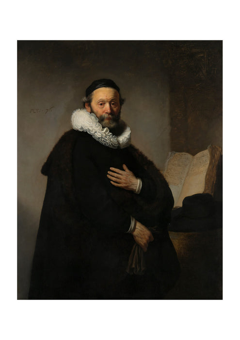 Rembrandt Harmenszoon van Rijn - Portret van Johannes Wtenbogaert